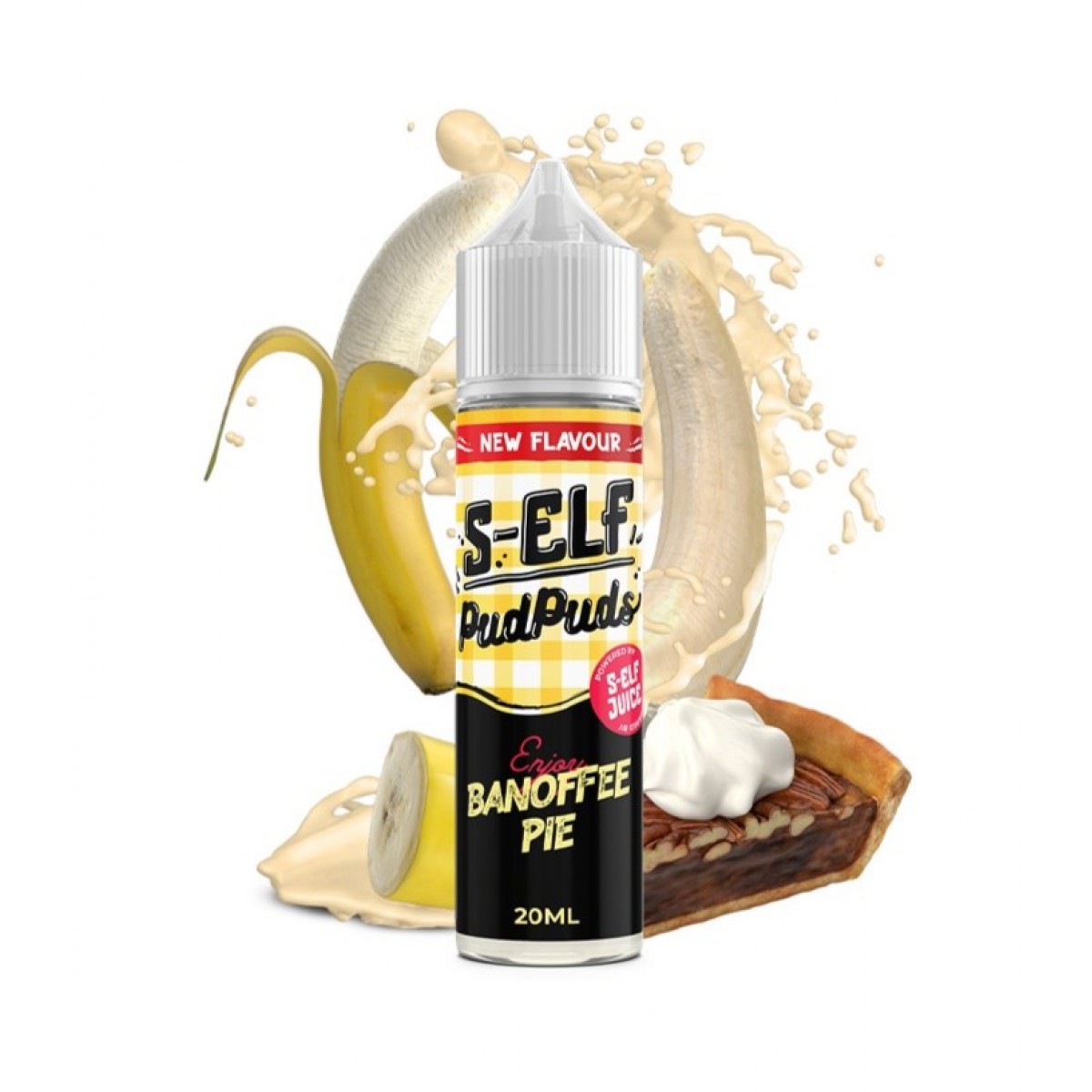 S-Elf Juice Pud Puds Banofee Pie Flavour Shot 20ml/60ml